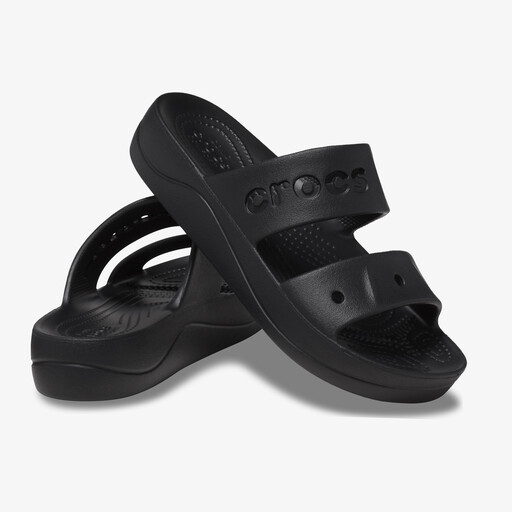 Baya Platform dames slippers zwart