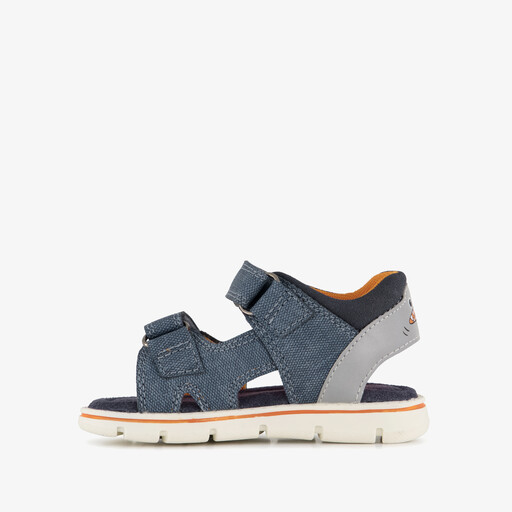 Jongens sandalen met haai blauw