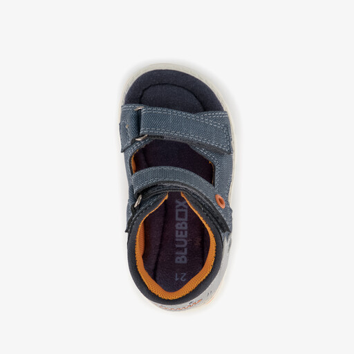 Jongens sandalen met haai blauw