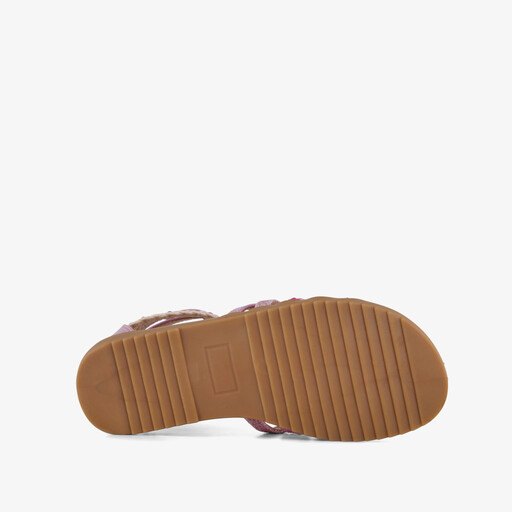 Meisjes sandalen met glitters roze