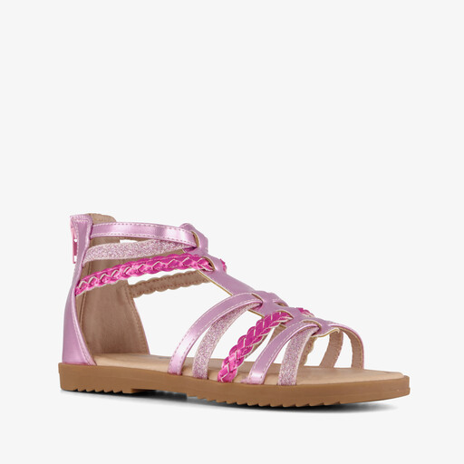 Meisjes sandalen met glitters roze
