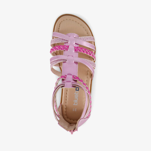 Meisjes sandalen met glitters roze