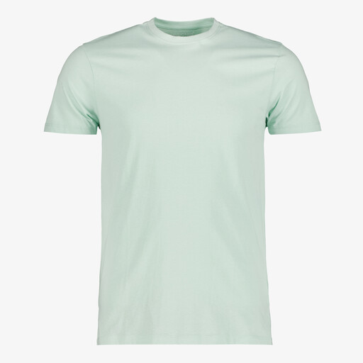 Heren T-shirt katoen ronde hals groen