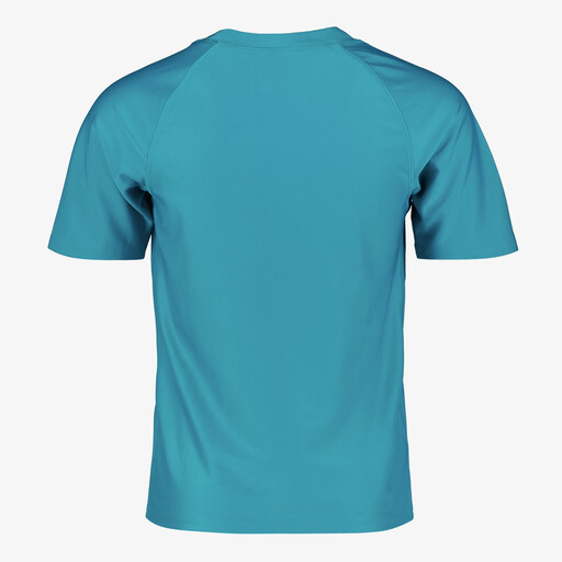Kinder UV zwemshirt met korte mouwen blauw