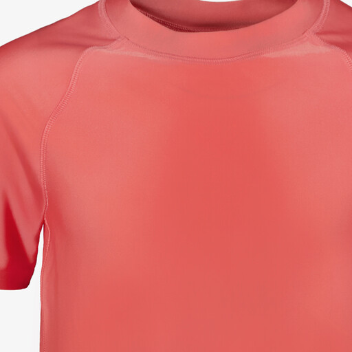 Kinder UV zwemshirt met korte mouwen roze
