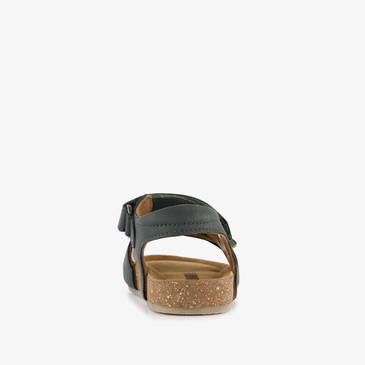 Leren jongens sandalen donkergroen