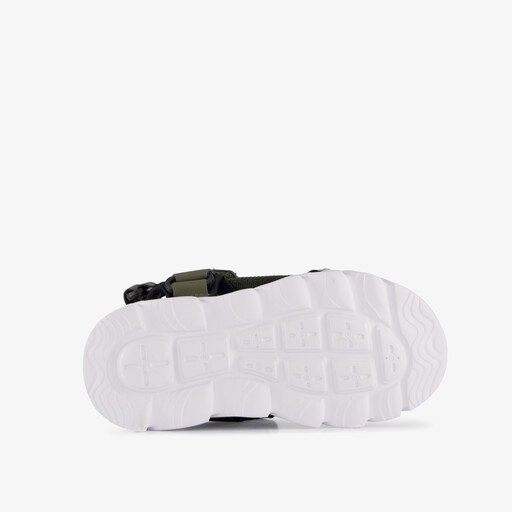 Sandalen jongens groen met lampjes