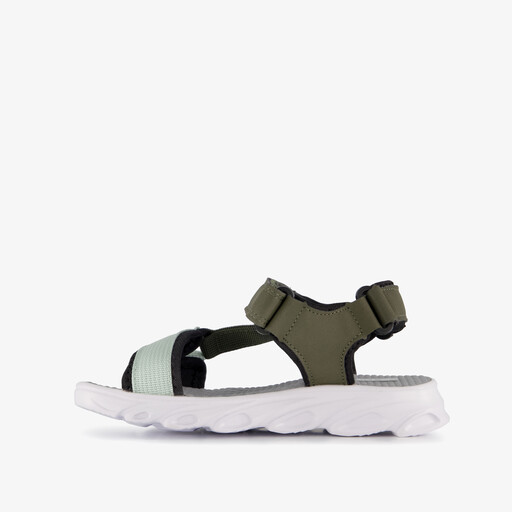 Sandalen jongens groen met lampjes