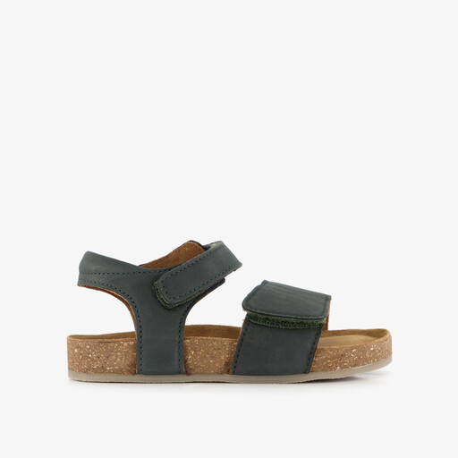 Leren jongens sandalen donkergroen