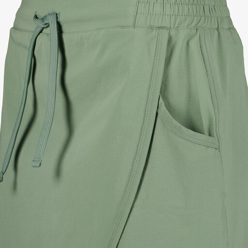 Dames wandelrok met binnenbroek groen