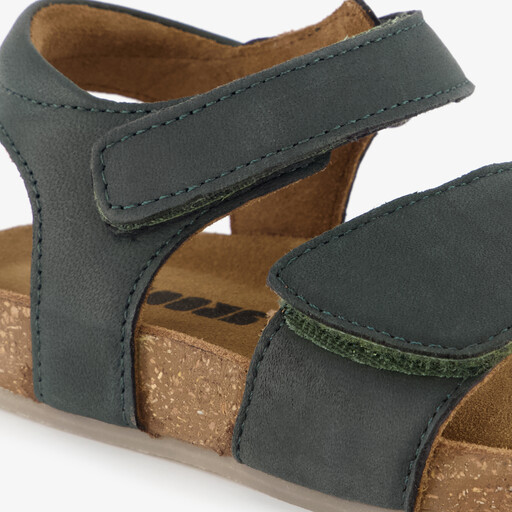 Leren jongens sandalen donkergroen
