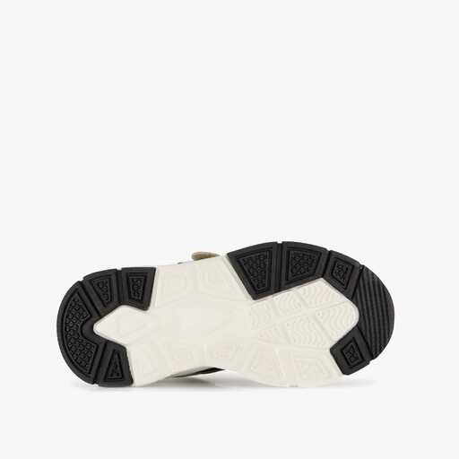 Jongens sneakers beige zwart