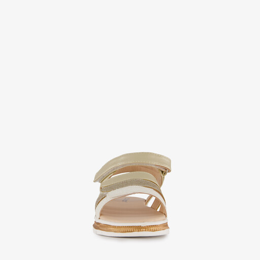 Meisjes sandalen met glitters goud