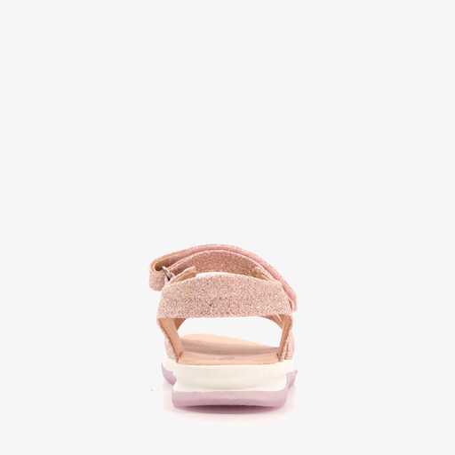 Meisjes sandalen roze met glitters
