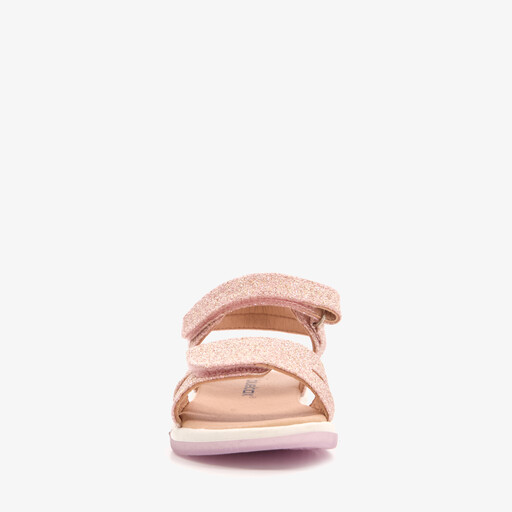 Meisjes sandalen roze met glitters