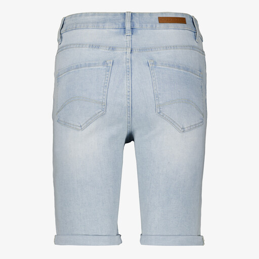 Dames denim bermuda lichtblauw