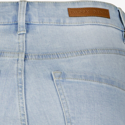 Dames denim bermuda lichtblauw