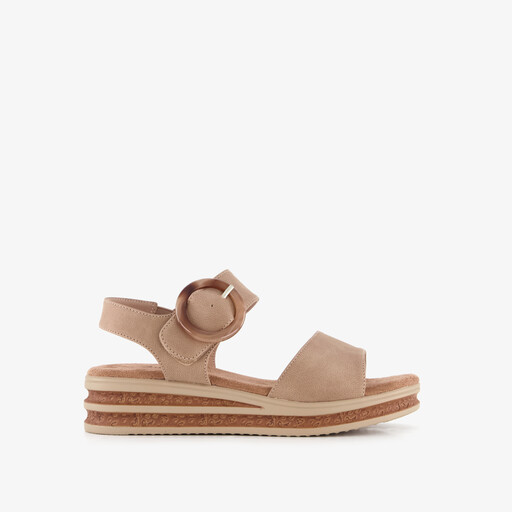 Dames sandalen beige