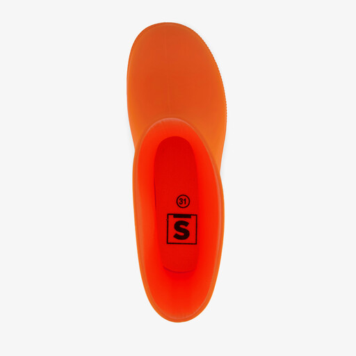 Oranje kinder regenlaarzen
