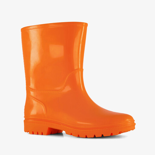 Oranje kinder regenlaarzen