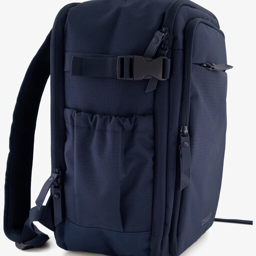 Rugzak en handbagagetas 40 liter blauw