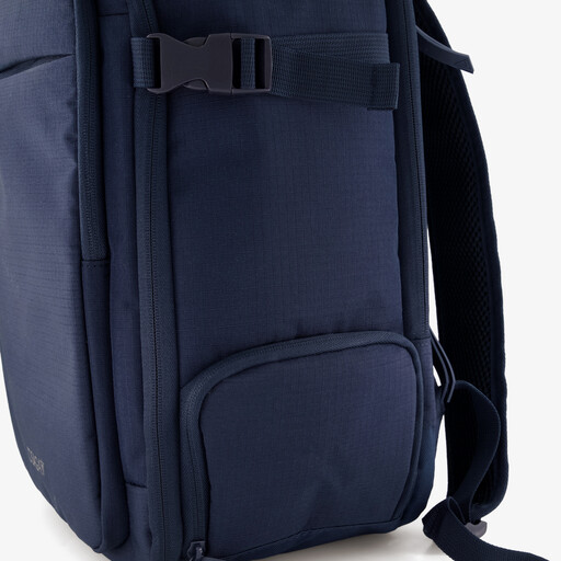 Rugzak en handbagagetas 40 liter blauw