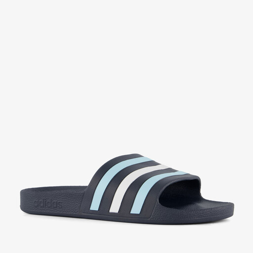 Adilette Aqua heren badslippers blauw