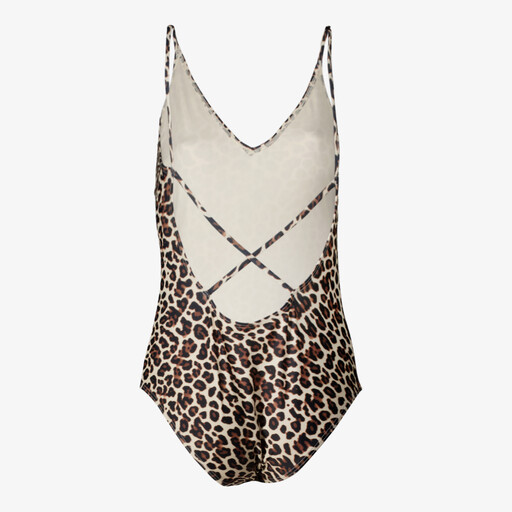 Dames badpak met panterprint