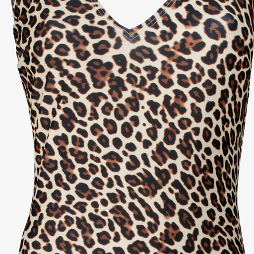 Dames badpak met panterprint