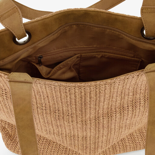 Dames shopper cognac