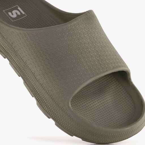 Heren badslippers donkergroen