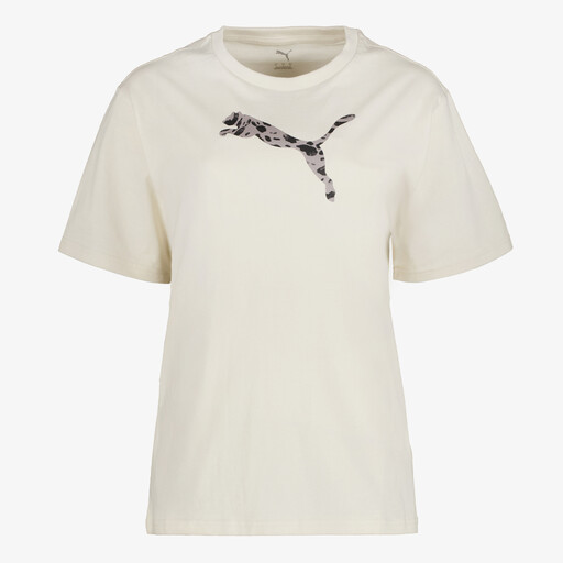 ESS Graphic Animal Relaxed dames T-shirt beige