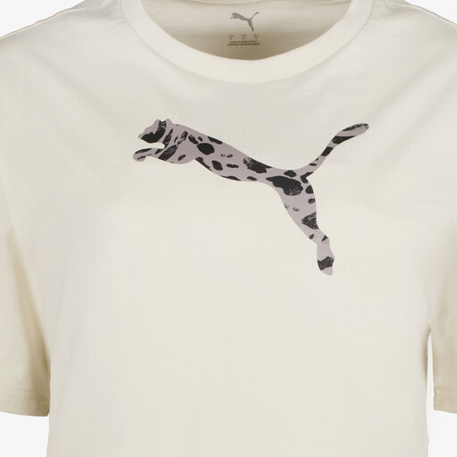 ESS Graphic Animal Relaxed dames T-shirt beige