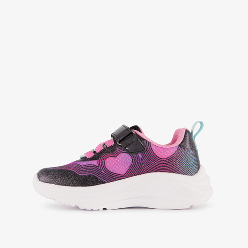 Meisjes sneakers met lampjes roze