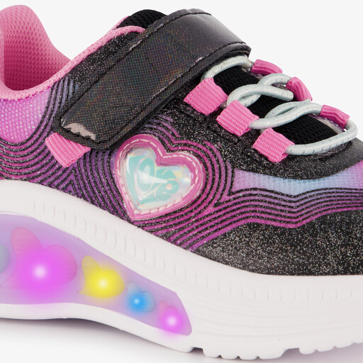 Meisjes sneakers met lampjes roze