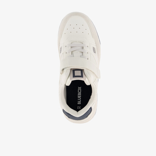 Jongens sneakers wit blauw