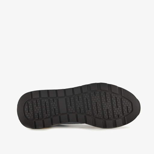 Suède heren sneakers blauw