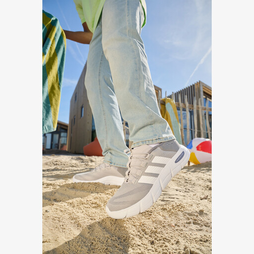 Rapidfit Wide Fit heren sneakers grijs