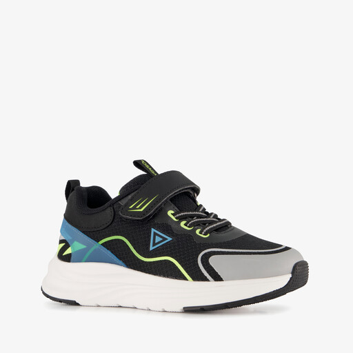 Kinder sportschoenen zwart blauw
