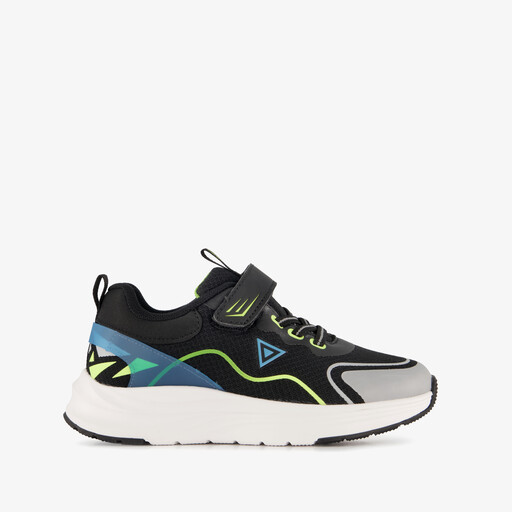 Kinder sportschoenen zwart blauw