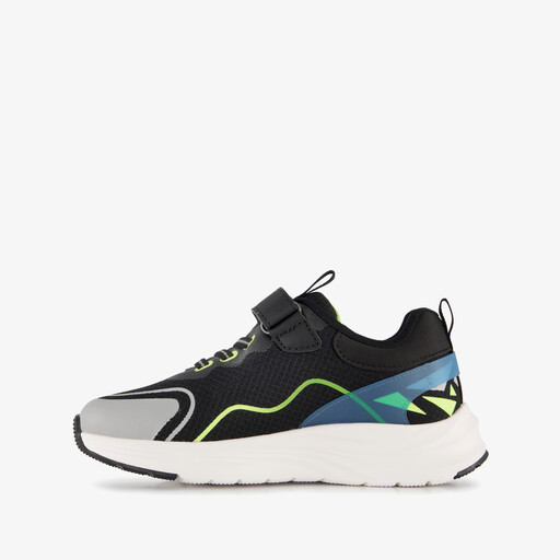 Kinder sportschoenen zwart blauw