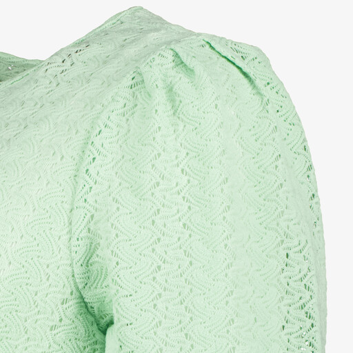 Kanten dames top mintgroen