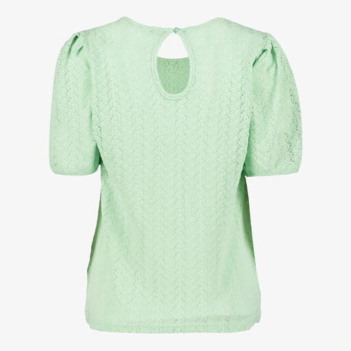 Kanten dames top mintgroen