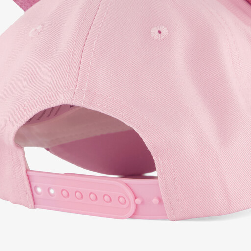 Meisjes pet met kattenoortjes roze