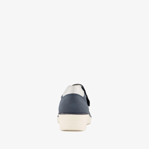 Dames ballerina's donkerblauw