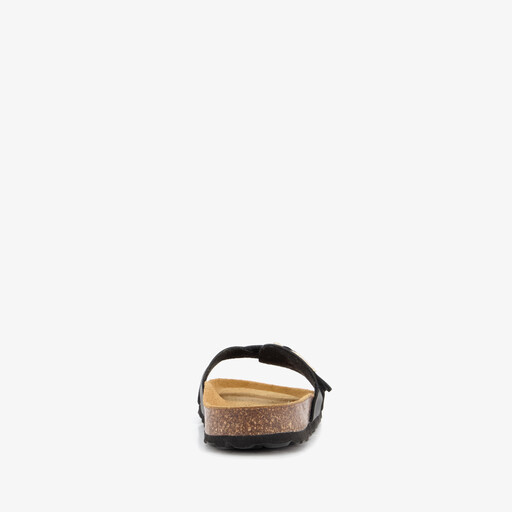 Dames bio slippers zwart