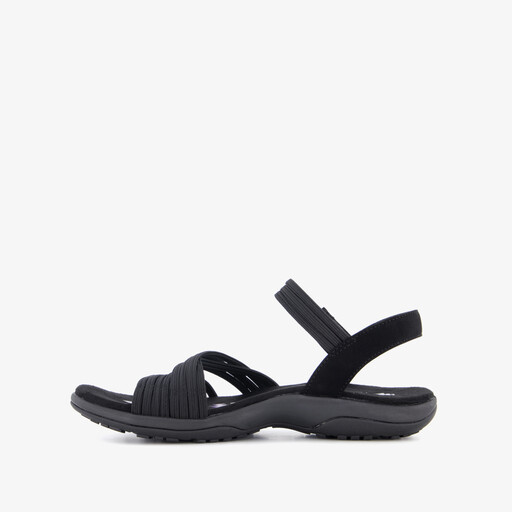 Reggae Slim Coffee dames sandalen zwart