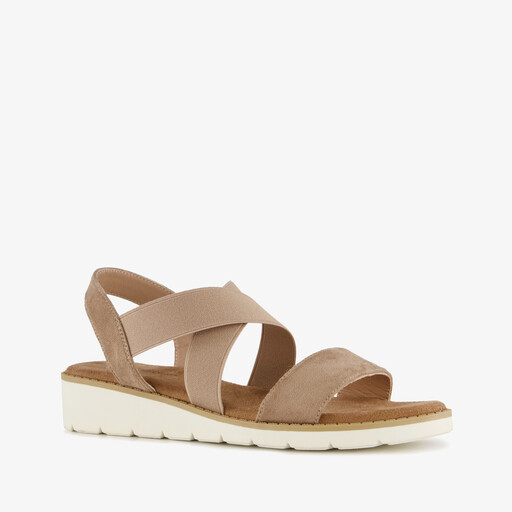 Dames sandalen beige