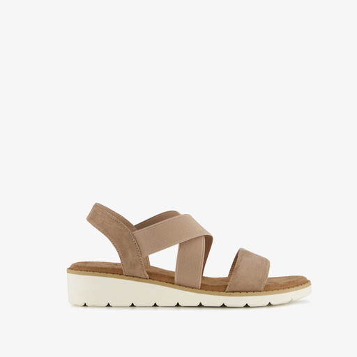 Dames sandalen beige