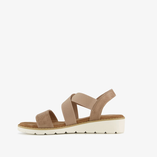Dames sandalen beige